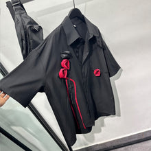 Load image into Gallery viewer, 3D Rose Design Loose Casual Shirt