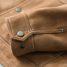 Load image into Gallery viewer, Suede Vintage Plus Velvet Warm Jacket