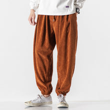 Load image into Gallery viewer, Loose Corduroy Harem Pants
