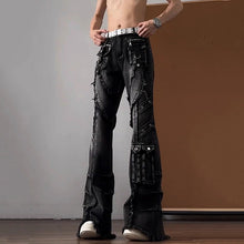 Load image into Gallery viewer, American Slim-fit Washed Bootcut Jeans