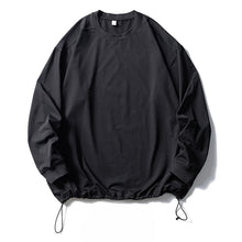 Load image into Gallery viewer, Retro Solid Color Drawstring Quick-drying Shirt