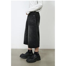 Load image into Gallery viewer, Summer Retro Blue Denim Shorts