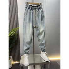Load image into Gallery viewer, Thin Jeans Loose Casual Harem Pants