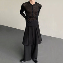 Load image into Gallery viewer, Slim Fit See-through Bottoming Shirt