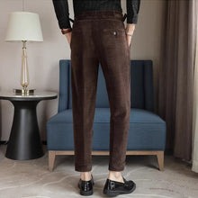 Load image into Gallery viewer, Chenille Naples Casual Straight-leg Suit Trousers