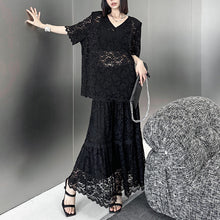 Load image into Gallery viewer, Hollow Mesh Leisure Suit