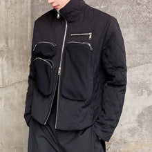 Load image into Gallery viewer, Stand Collar Three-dimensional Multi-pocket Jacket