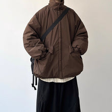 Load image into Gallery viewer, Japanese Retro Stand-collar Loose Cotton Coat