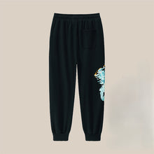 Load image into Gallery viewer, Embroidered Thickened Mid-Rise Loose Sweatpants