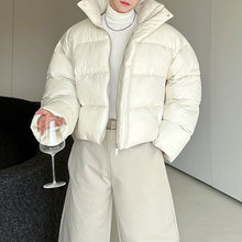 Load image into Gallery viewer, Outline Stand Collar Warm Bread Cotton Coat