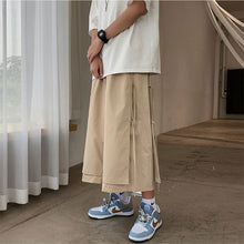 Load image into Gallery viewer, Japanese Style Fake Two Piece Side Ribbon Pants