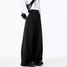 Load image into Gallery viewer, Draped Wide Leg Loose Straight Suit Pants