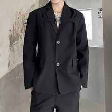 Load image into Gallery viewer, Metal Claw Button Single Breasted Blazer