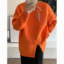 Load image into Gallery viewer, Vintage Asymmetrical Slit Sweater