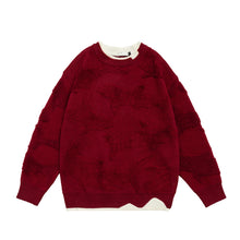 Load image into Gallery viewer, Fake Two-piece Round Neck Pullover Sweater