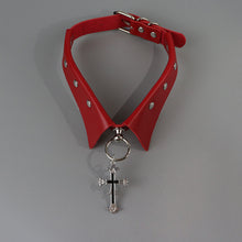 Load image into Gallery viewer, Cross Punk Metal Clavicle Chain