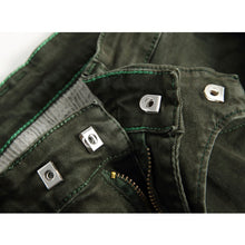 Load image into Gallery viewer, Street Multi-pocket Zipper Pleated Elastic Slim-fit Pants