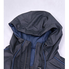 Load image into Gallery viewer, Contrast Piping Breathable Tech-Style Hooded Jacket with Side Zipper