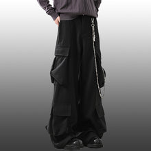 Load image into Gallery viewer, Multi-Pocket Cargo Wide-Leg Casual Pants