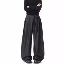 Load image into Gallery viewer, Retro Straight-leg Wide-leg Trousers