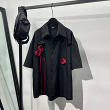 Load image into Gallery viewer, 3D Rose Design Loose Casual Shirt