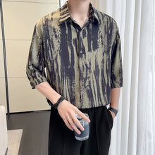Load image into Gallery viewer, Tie Dye Short Sleeve Casual Shirt