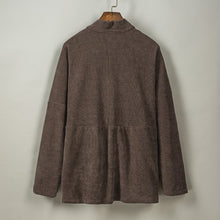 Load image into Gallery viewer, High Collar Curved Neck Long Sleeve Hanfu Cardigan