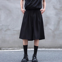 Load image into Gallery viewer, Loose Draped Three-dimensional Pleated Casual Suit Shorts