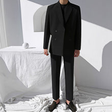 Load image into Gallery viewer, Loose Double-breasted Solid Color Suit Jacket