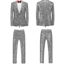Load image into Gallery viewer, Sequined Suit Set Stage Performance Party Tuxedo