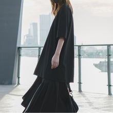 Load image into Gallery viewer, Black Loose Short Sleeve T-shirt