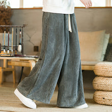 Load image into Gallery viewer, Thickened Corduroy Wide-leg Straight Pants