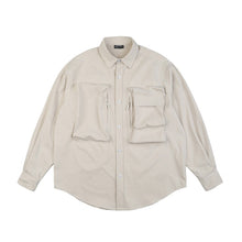 Load image into Gallery viewer, Japanese Loose Big Pocket Shirt
