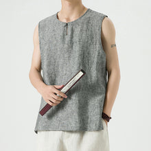 Load image into Gallery viewer, Linen Vintage Loose Vest