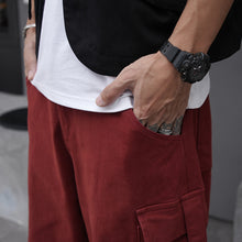 Load image into Gallery viewer, Ribbon Functional Wide-leg Loose Trousers