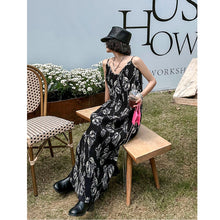 Load image into Gallery viewer, Mesh Loose Round Neck Straight Dress