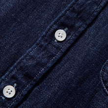 Load image into Gallery viewer, Denim Collarless Casual Loose Shirt