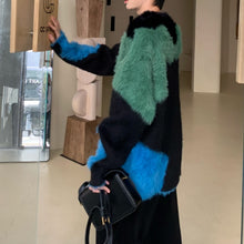 Load image into Gallery viewer, Retro Color Block Sweater