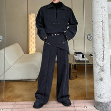 Load image into Gallery viewer, Deconstructed Washed Denim Distressed Suit