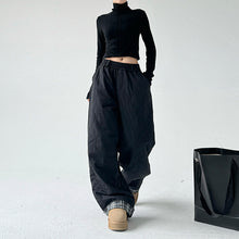 Load image into Gallery viewer, American Retro Plaid Thick Wide-leg Pants