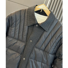 Load image into Gallery viewer, Lapel Patchwork Fake Two-piece Loose Jacket