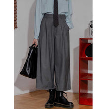 Load image into Gallery viewer, Retro Suit Wide-Leg High Waist Pants