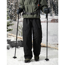 Load image into Gallery viewer, Winter White Duck Down Softshell Waterproof Warm Ski Pants