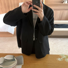 Load image into Gallery viewer, Loose-fitting Jacket Drawstring Straight-leg Suit Trousers Two-piece Suit