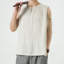 Load image into Gallery viewer, Linen Vintage Loose Vest