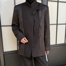 Load image into Gallery viewer, Winter Retro Reversible Satin Jacquard Patchwork Jacket
