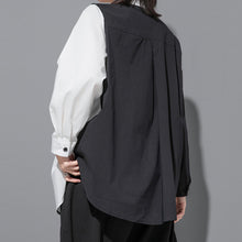 Load image into Gallery viewer, Fake Two Piece Long Sleeve Vest Shirt