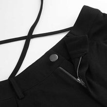 Load image into Gallery viewer, Leg Chain Belt High Waist Strap Shorts