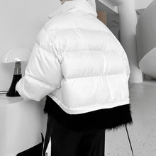 Load image into Gallery viewer, Hem Stitching Sweater Thick Down Jacket