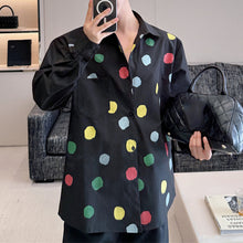 Load image into Gallery viewer, Polka Dot Print Loose Shirt